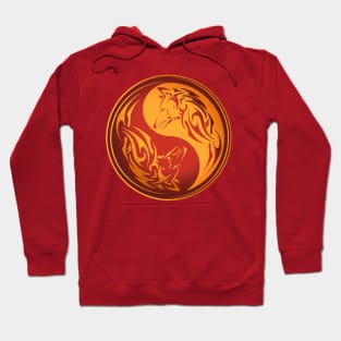 Yin Yang Wolves Hoodie